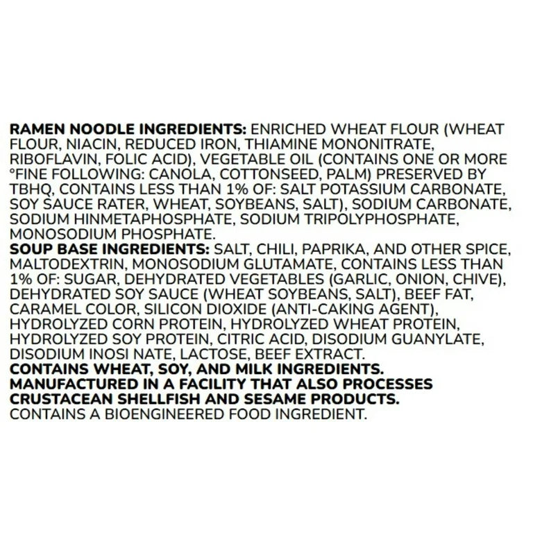 Maruchan Ramen Noodle Chili Flavor Soup, 3 oz Shelf Stable Package