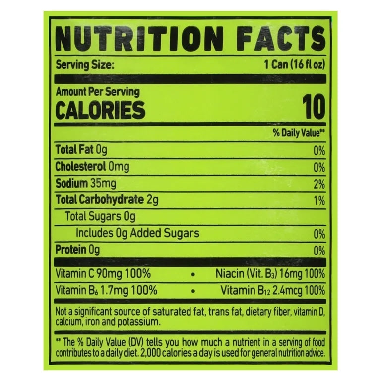 GHOST ENERGY Zero Sugars Energy Drink, Sour Green Apple, 16 fl oz Can