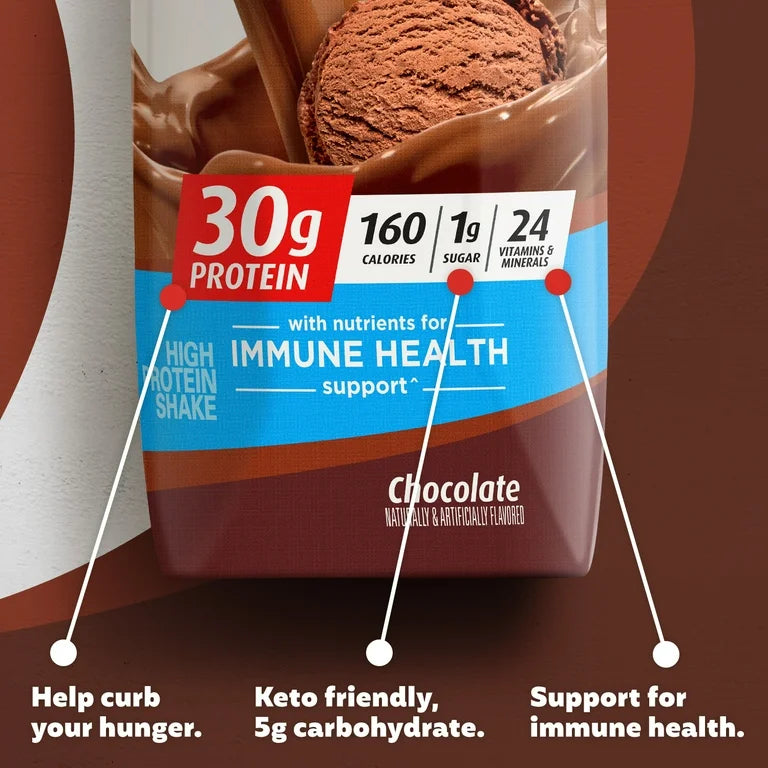 Premier Protein Shake, Chocolate, 30g Protein, 11 Fl Oz, 4 Ct