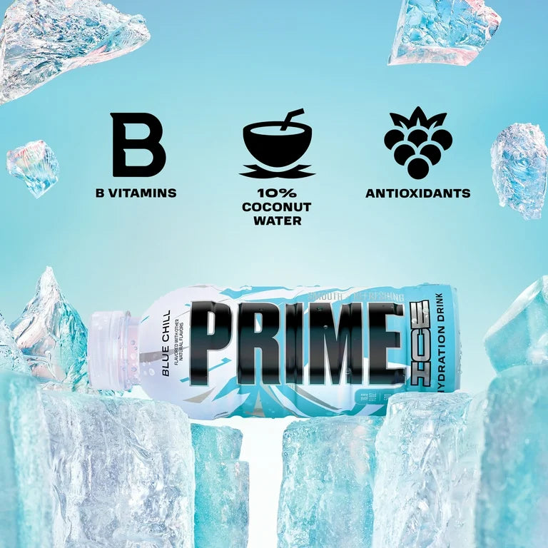 New Prime Hydration Ice Blue Chill 16.9oz