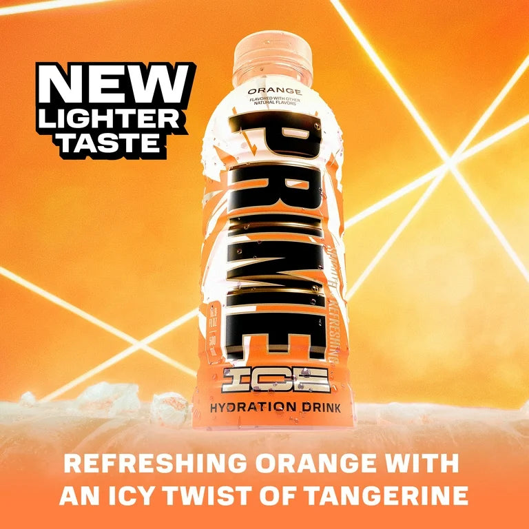 New Prime Hydration Ice Orange 16.9oz