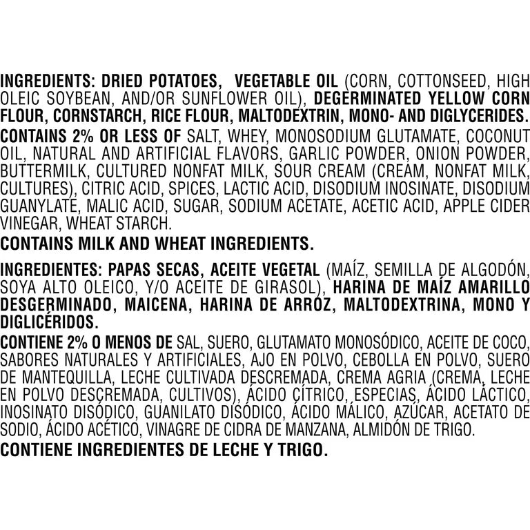 What comes Pringles Ranch Flavored Potato Crisps, 5.5 oz Canister