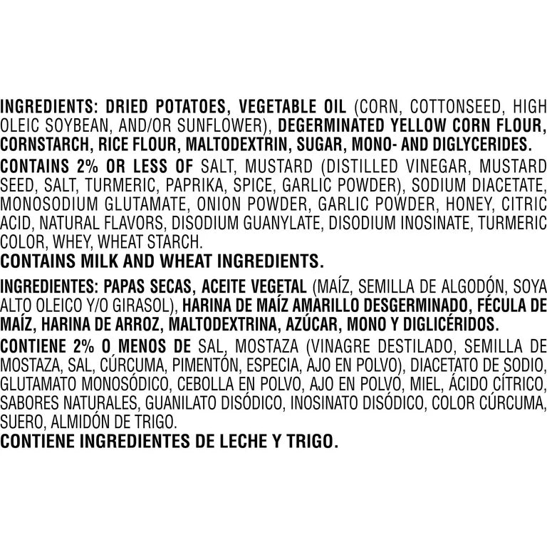 Pringles Honey Mustard Potato Chips 5.5 oz