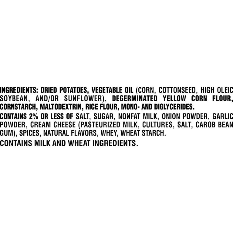 Pringles Everything Bagel Cream Flavored Potato Chips 5.5oz