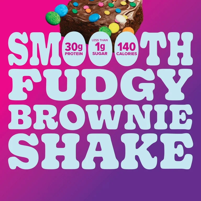 Pure Protein, Galactic Brownie Batter Complete Protein Shake, 30g Protein, 11 fl oz, 4 Ct