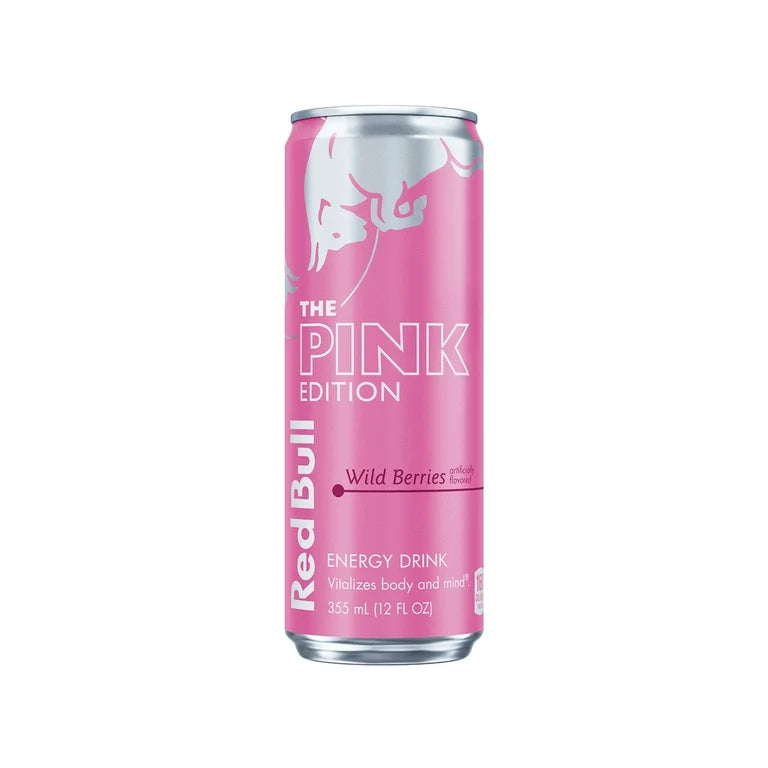 Red Bull Pink Edition Energy Drink, Wild Berries, 12 fl. oz. can