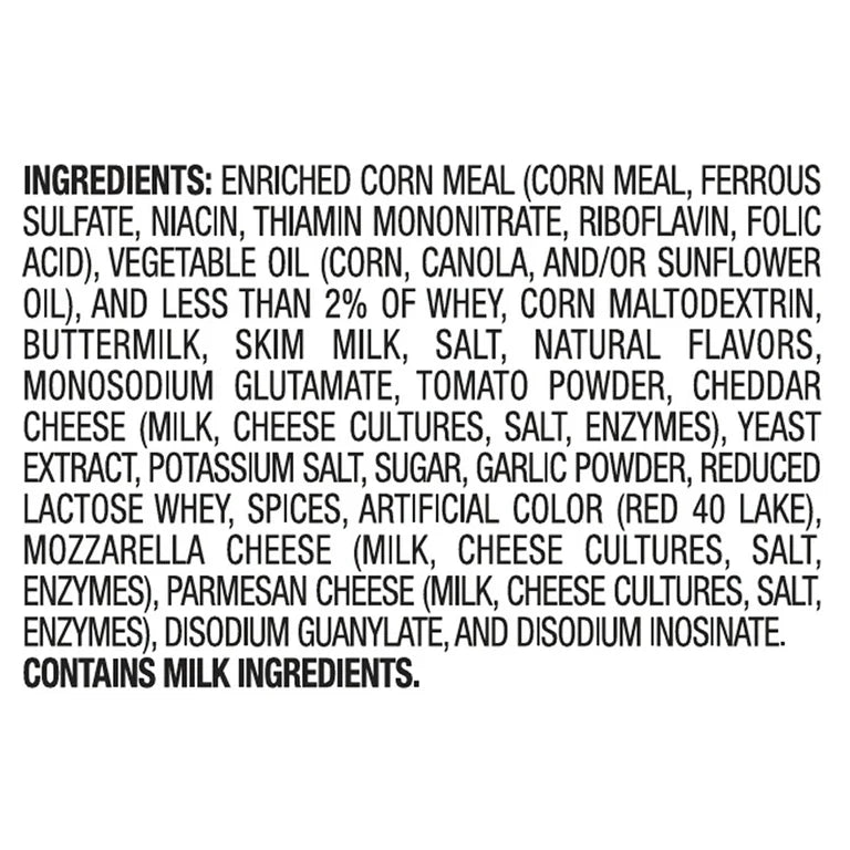 Cheetos Cheese Pizza Puffs Snack 8.0 Ounce Bag