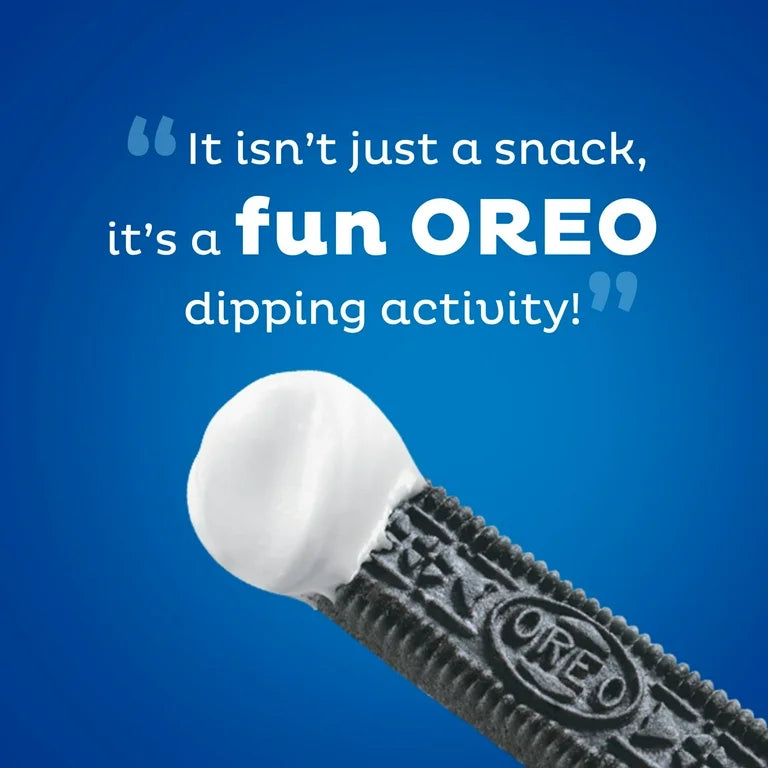 OREO Cookie Sticks 'N Creme Dip Snack Packs, 10 Snack Packs