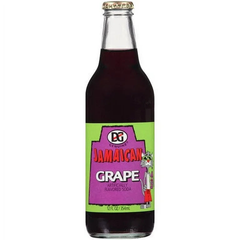 D&G Jamaican Grape Flavored Soda, 12 oz