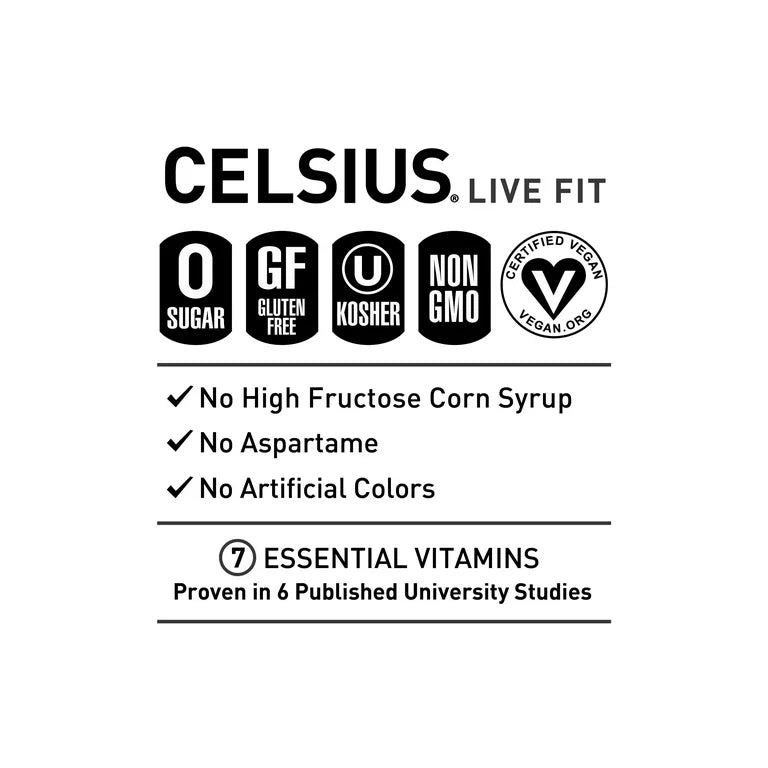 CELSIUS Sparkling Playa Vibe Sparkling Pina Colada, Functional Essential Energy Drink 12 fl oz Single Can