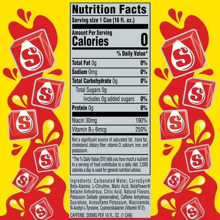 C4 Performance Energy Drink, Strawberry Starburst, 16oz