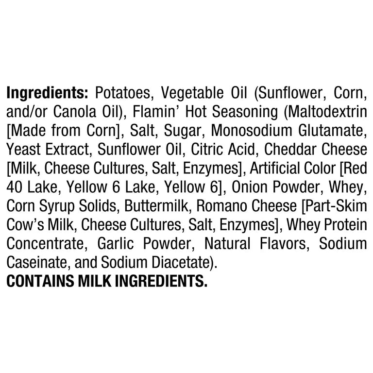 Ruffles Flamin' Hot Potato Chips, 8.5 oz Bag