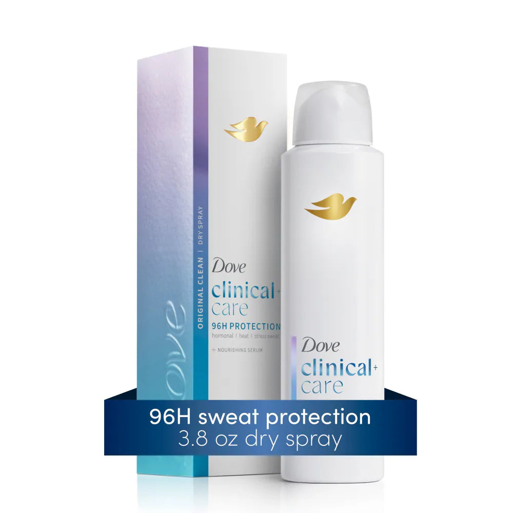 Dove Clinical + Care Antiperspirant Deodorant Invisible Solid Stick Original, 3.8 oz
