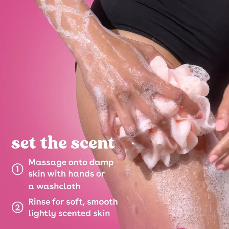 eos Shea Better Cashmere Body Wash, Pomegranate Raspberry, Creamy Gel Formula, 16 fl oz.