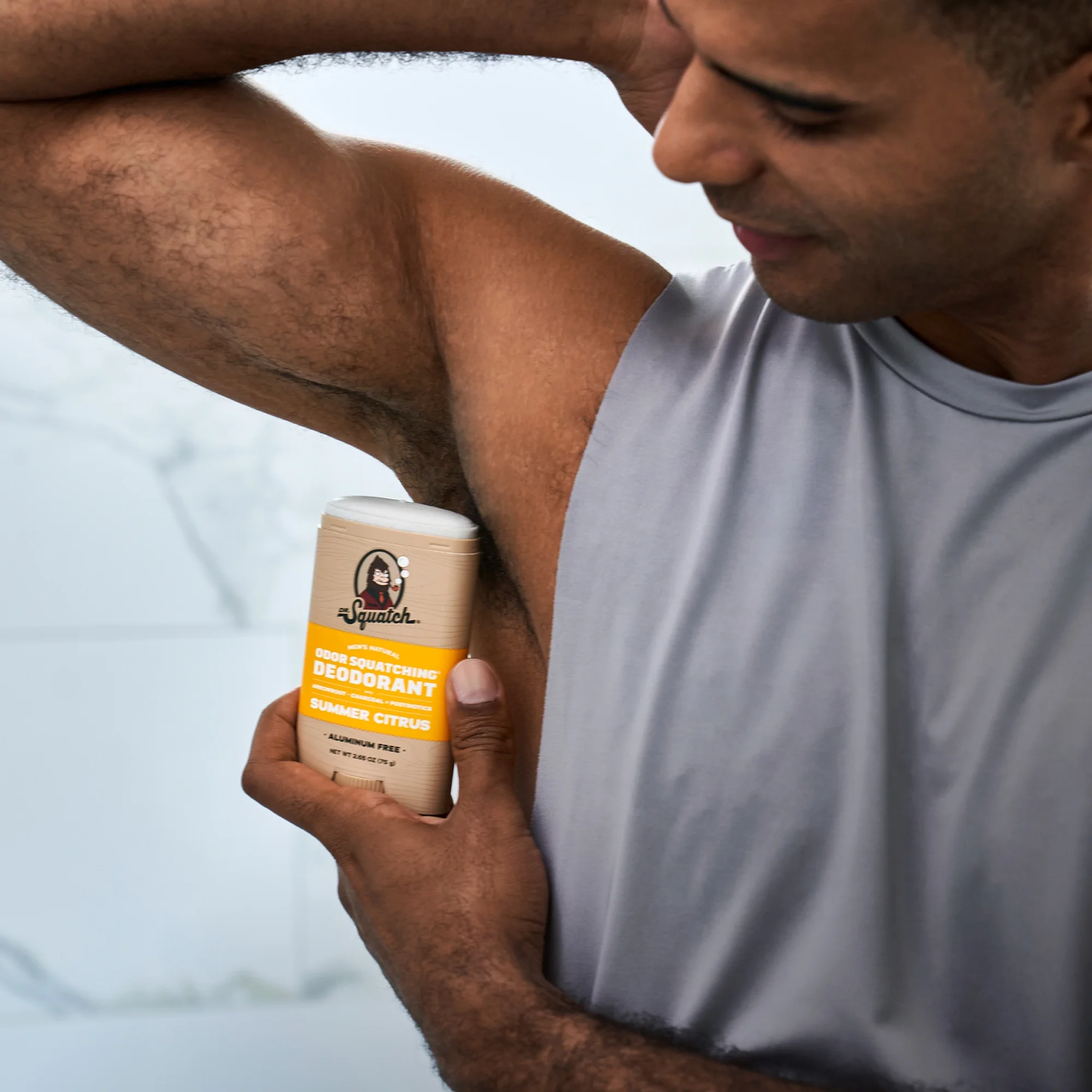 Dr. Squatch Summer Citrus Natural Deodorant for Men, 2.65 oz