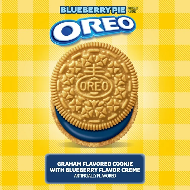 OREO Blueberry Pie Sandwich Cookies, Limited Edition, 10.68 oz