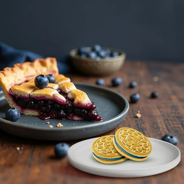 OREO Blueberry Pie Sandwich Cookies, Limited Edition, 10.68 oz