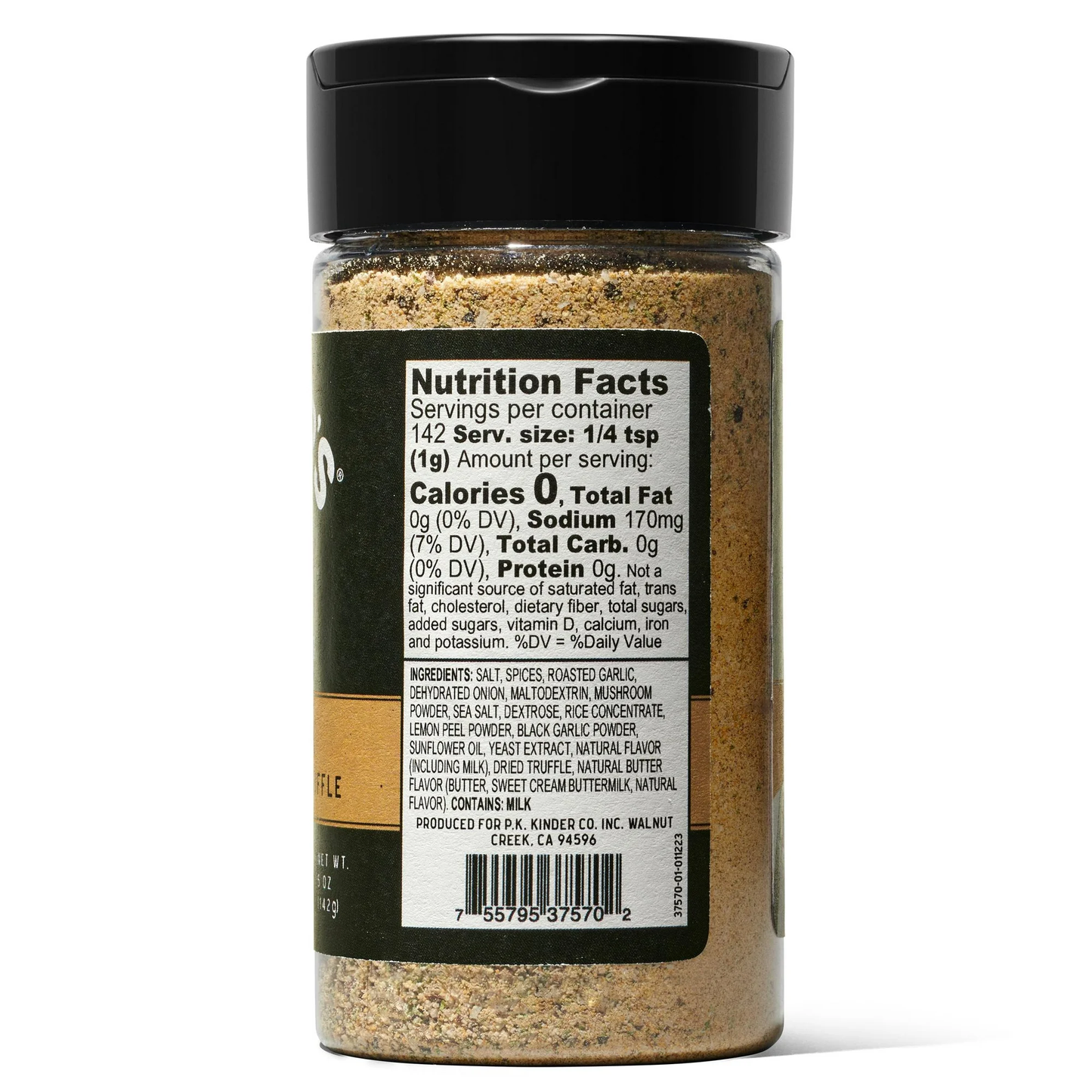 Kinder's Prime Steak with Black Garlic and Truffle Rub and Seasoning, 5 oz