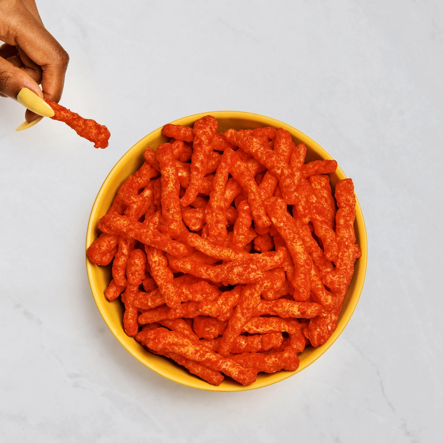 Cheetos Flamin' Hot Cheddar BBQ Snacks, 8.5 oz Bag