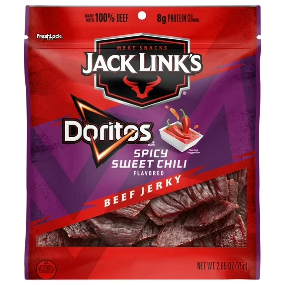 Jack Link’s Doritos Spicy Sweet Chili Flavored Beef Jerky, 2.65 oz