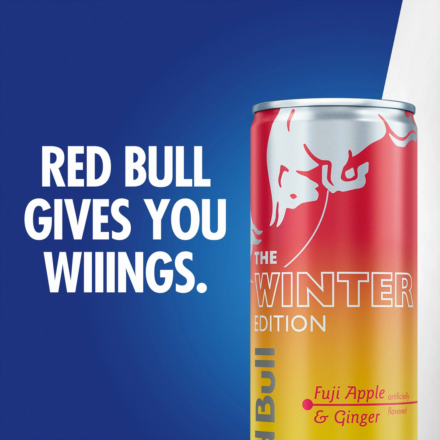 Red Bull Winter Edition Energy Drink, Fuji Apple & Ginger, 12 fl oz, Pack of 4 Cans