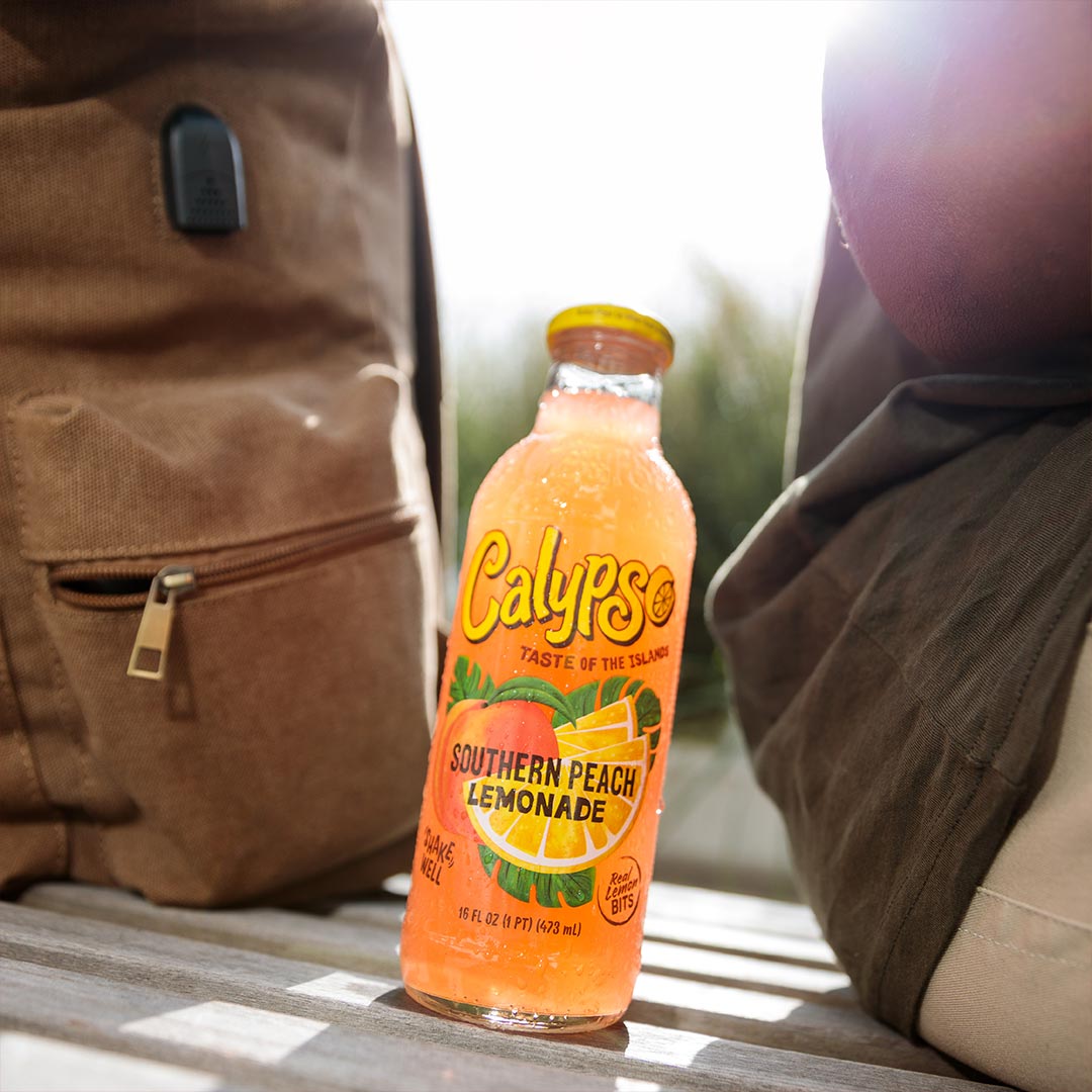 Calypso Southern Peach Lemonade 16 oz