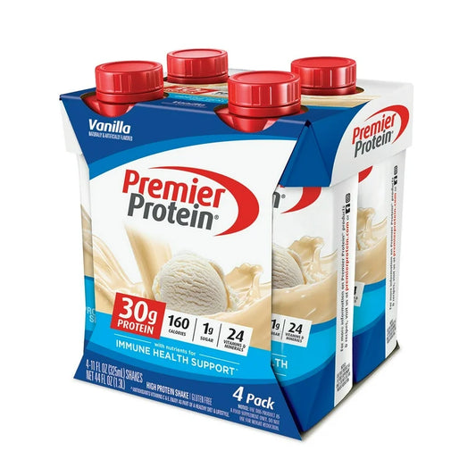 Premier Protein Shake, Vanilla, 30g Protein, 11 fl oz, 4 Ct