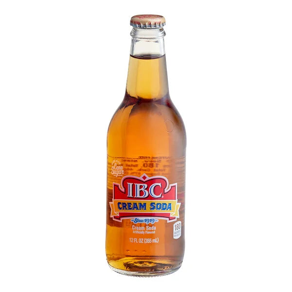 IBC Cream Soda 12 fl. oz. Glass Bottle