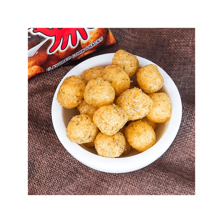 CALBEE Takoyaki Balls Crunchy Seafood Snack, 3.17 oz