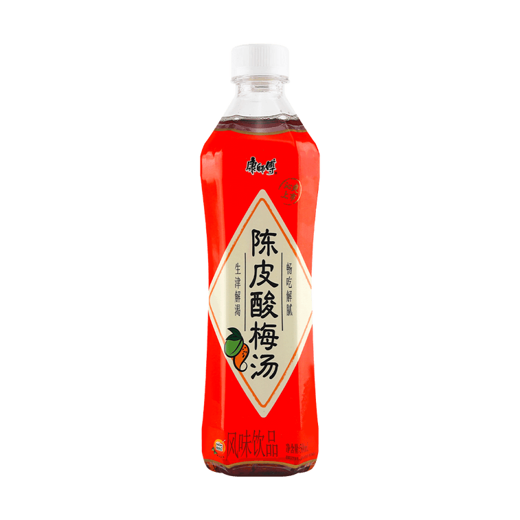 MASTER KONG Orange Peel Sour Plum Drink, 16.9fl oz