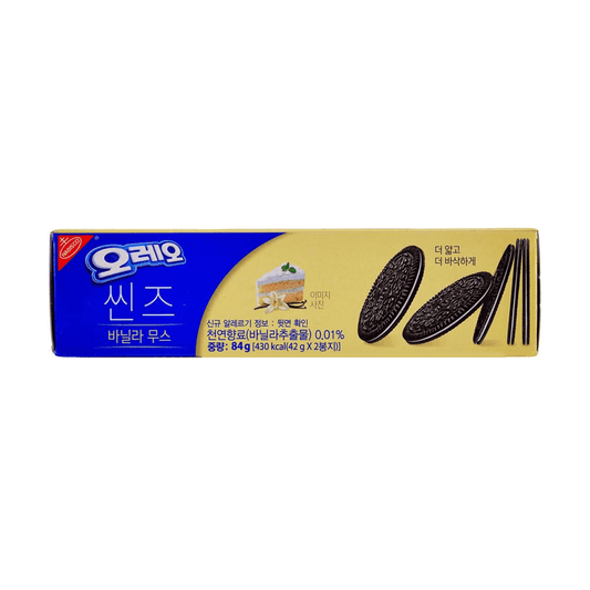 Oreo Korea Vanilla Mousse Sandwich Cookies ,2.96oz