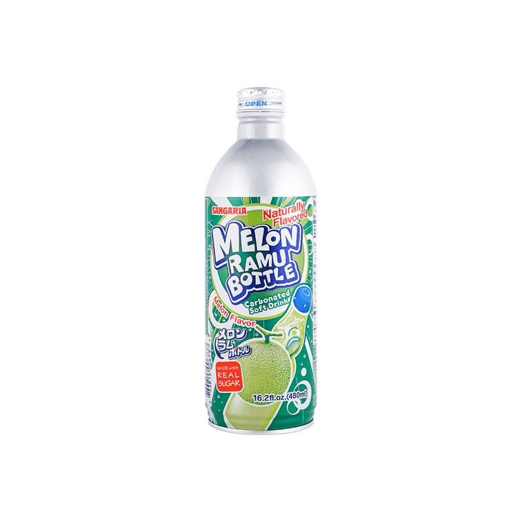 SANGARIA Melon Ramu Bottle - Fruit Soft Drink, 16.2fl oz