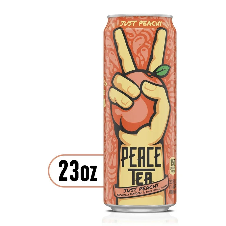 Peace Tea Just Peachy Sweet Tea Drink, 23 fl oz
