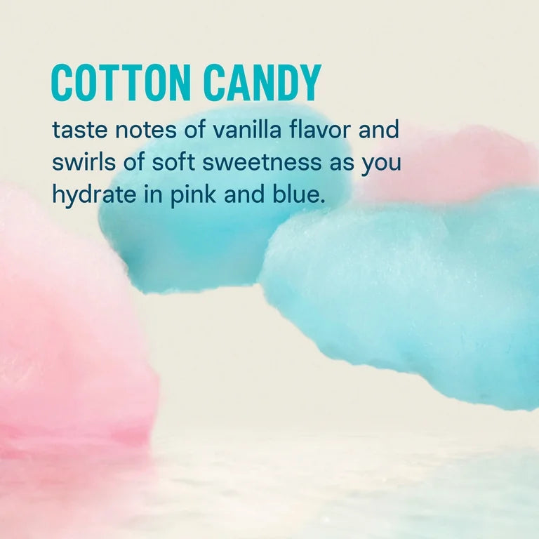 Liquid I.V. Blue Cotton Candy Hydration Multiplier Powdered Electrolyte Drink Mix, 12 Ct Packets