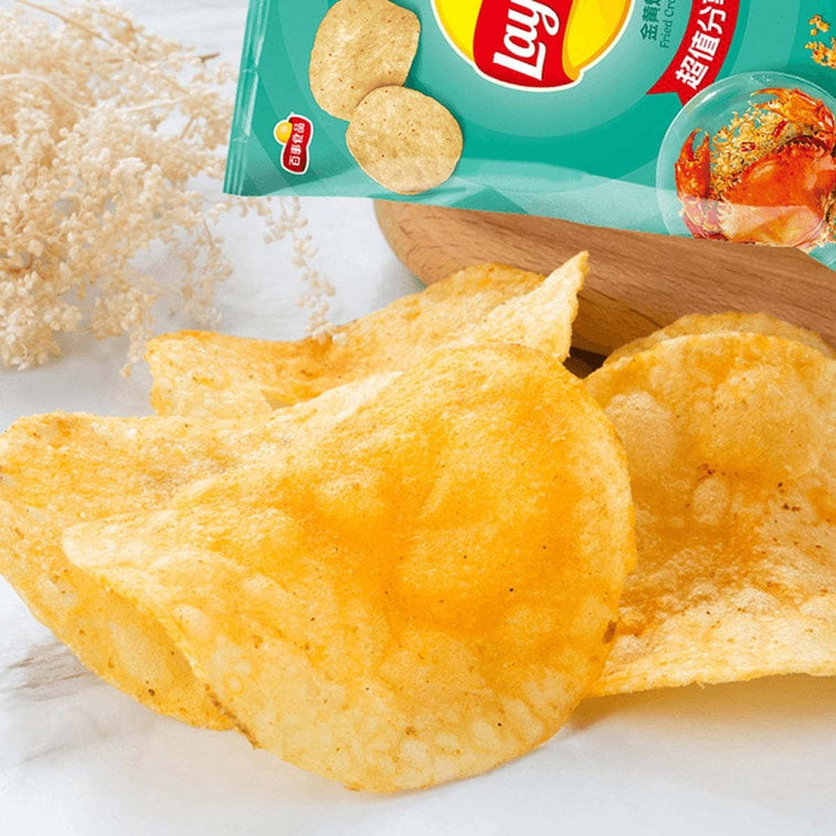 Lay's Fried Crab Potato Chips, 2.46oz