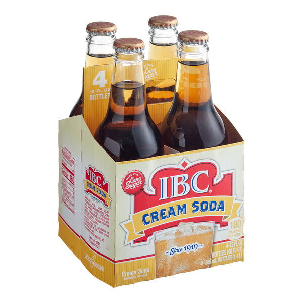 IBC Cream Soda 12 fl. oz. Glass Bottle