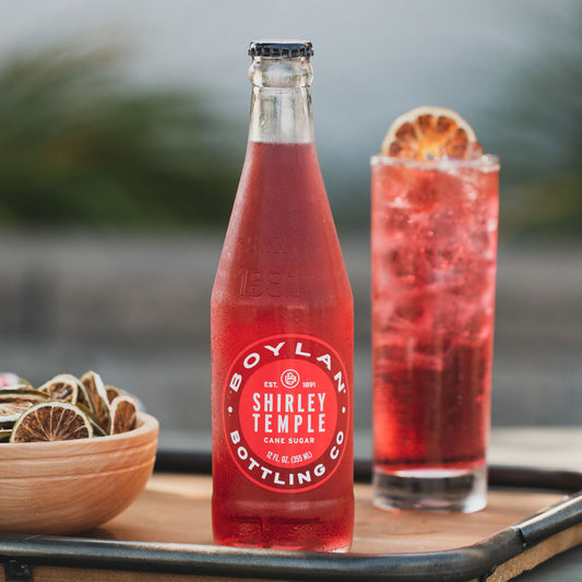 Boylan Shirley Temple Soda, 12 Ounce Glass Bottle