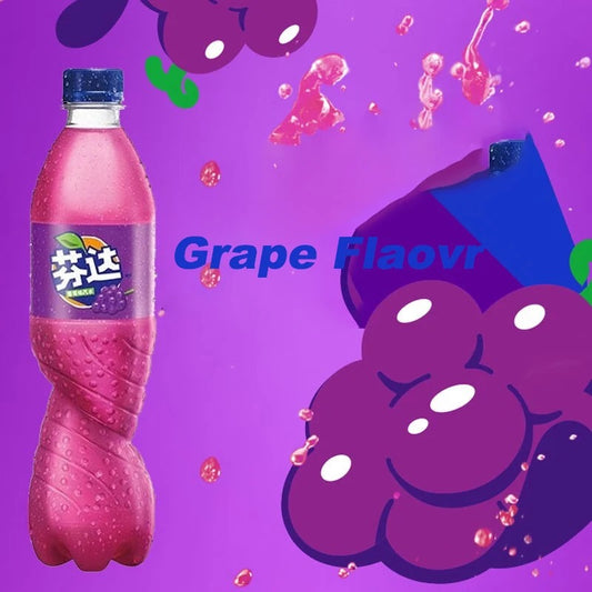 Fanta Grape Flavored Soda China 500ml