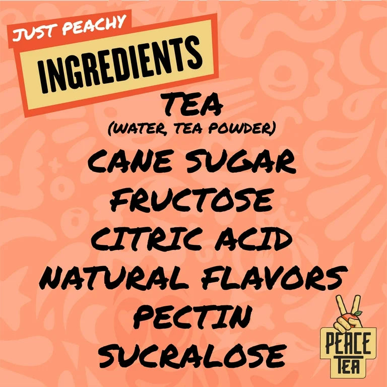 Peace Tea Just Peachy Sweet Tea Drink, 23 fl oz