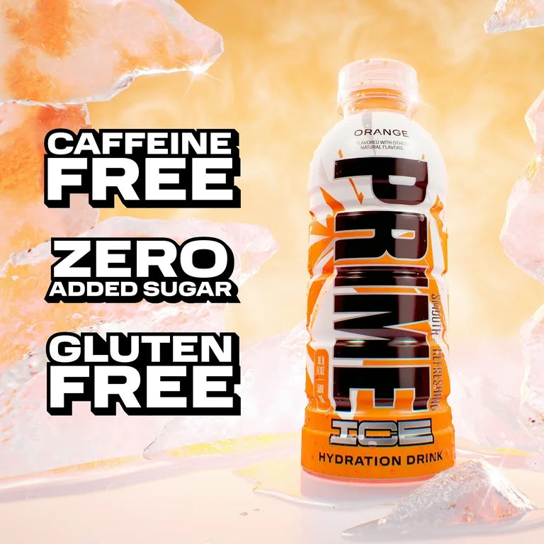 New Prime Hydration Ice Orange 16.9oz