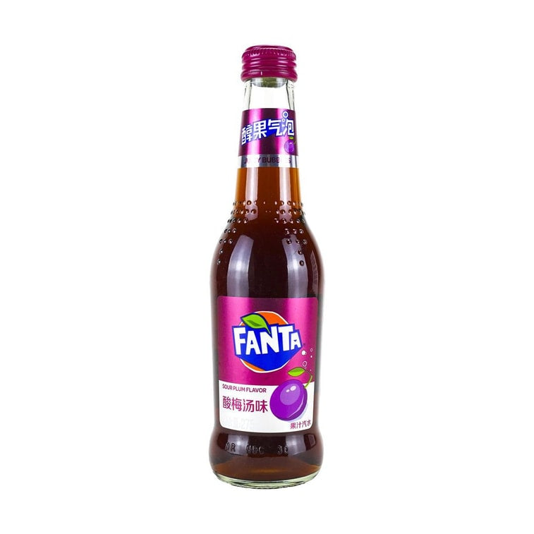 Fanta Sparkling Water Sour Plum Flavor 9.3 fl oz China