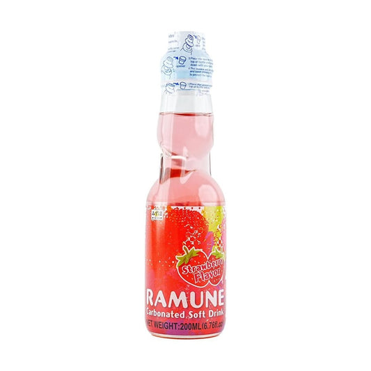 MIZUHO Ramune Drink Strawberry 6.76 fl oz