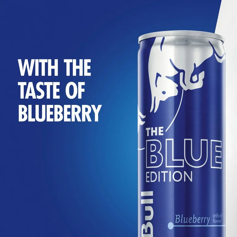 Red Bull Blue Edition Energy Drink, Blueberry, 12 fl oz Can