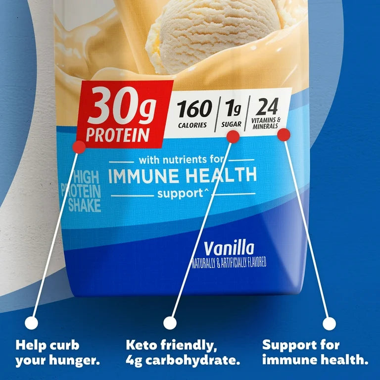 Premier Protein Shake, Vanilla, 30g Protein, 11 fl oz, 4 Ct