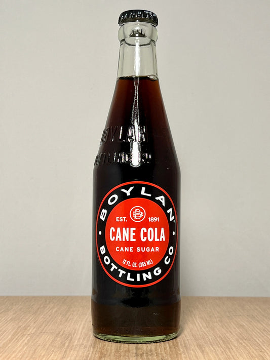 Boylan Sugar Cane Cola Soda, 12 Ounce Glass Bottle