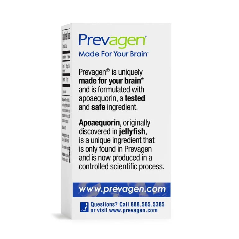 Prevagen Regular Strength Capsules with Apoaequorin & Vitamin D for Your Brain 60 Count