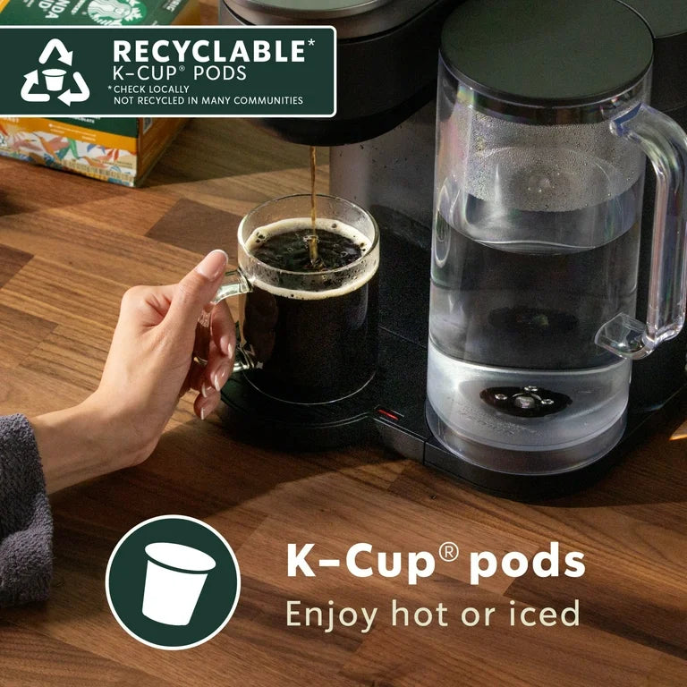 Starbucks Breakfast Blend, Hot or Iced Coffee, Medium Roast K-Cup Coffee Pods