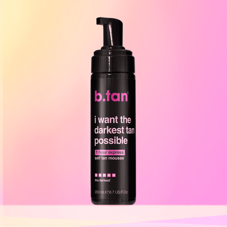 B.Tan I Want the Darkest Tan Possible - Self Tan Mousse, 6.7 fl oz