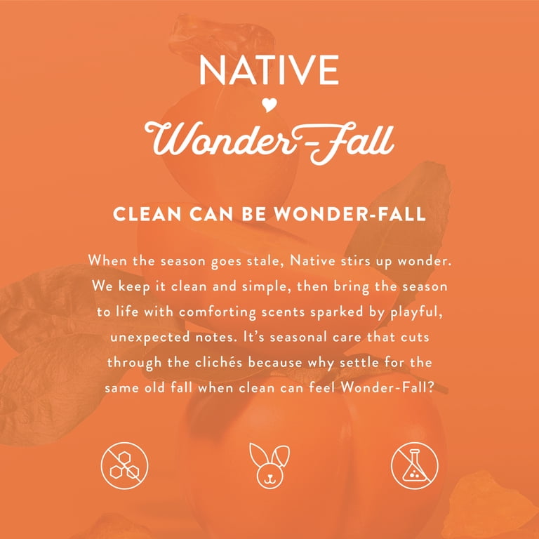 Native Aluminum Free Deodorant, Golden Persimmon & Amber, 2.65oz