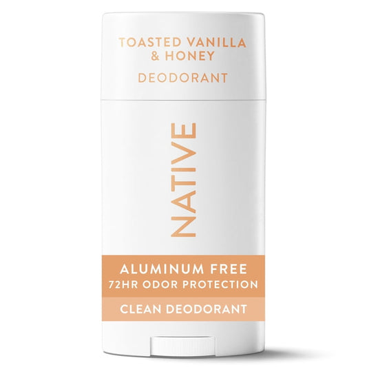 Native Deodorant For Women, Aluminum Free, 72 Hour, Solid Stick, Toasted Vanilla & Honey, 2.65 oz